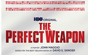 Official poster of John Maggio`s documentary film `The Perfect Weapon`